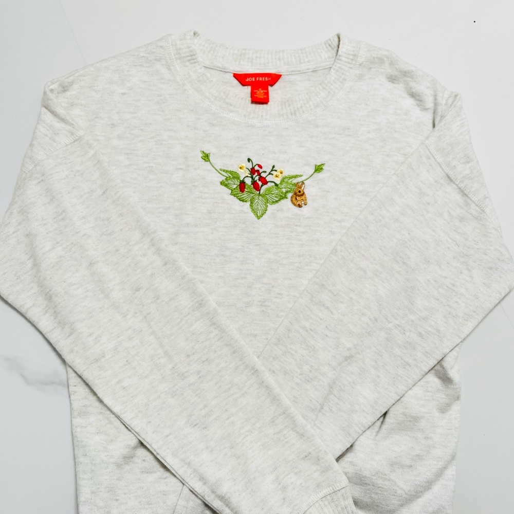 Bunny Sweater Embroidered